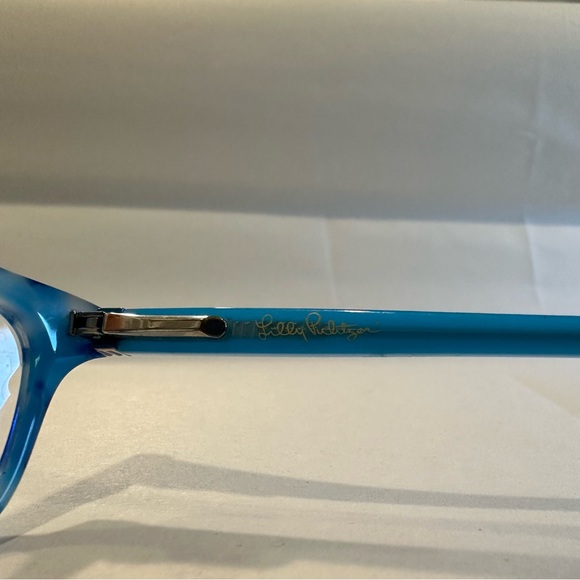 Lilly Pulitzer Kids Dossie Prescription Glasses Frame Fun Blue Tortoise Shell - Picture 6 of 7